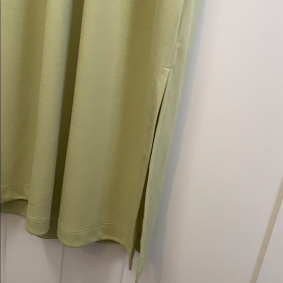 Green Gather Waist Dress Sz Large NEW! - Picture 4 of 5